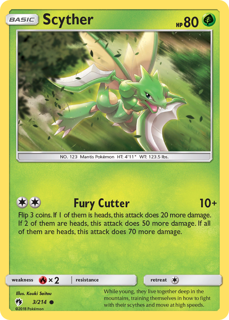 Scyther (3/214) [SM - Lost Thunder]