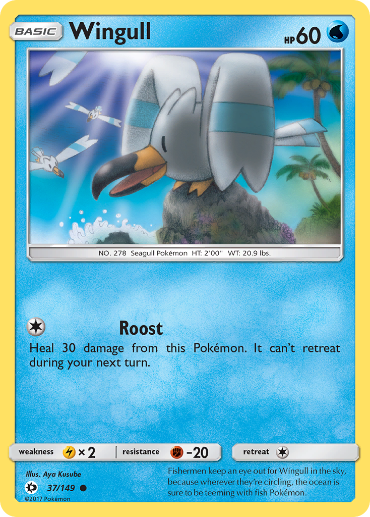 Wingull (37/149) [SM Base Set]
