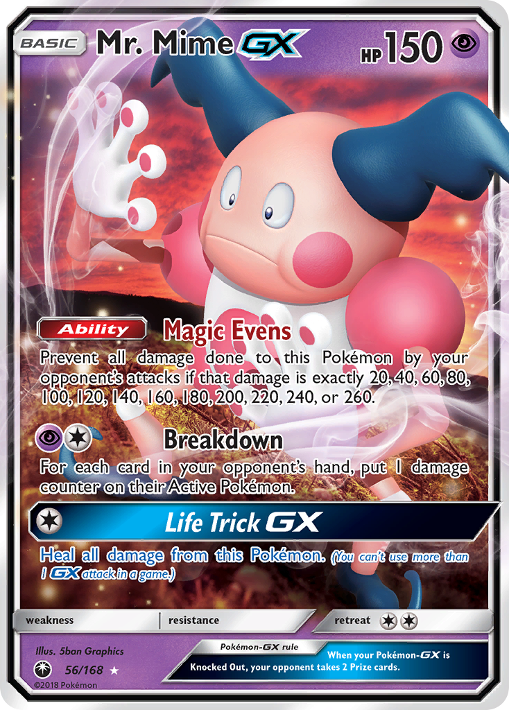 Mr. Mime GX (56/168) [SM - Celestial Storm]