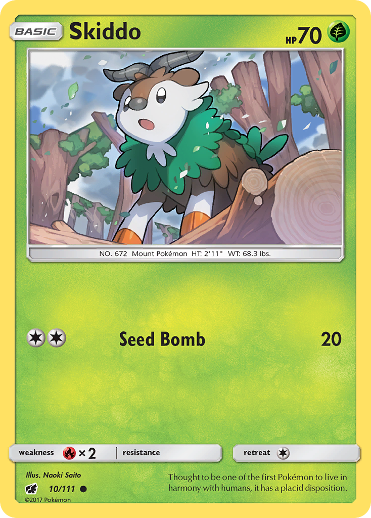 Skiddo (10/111) [SM - Crimson Invasion]