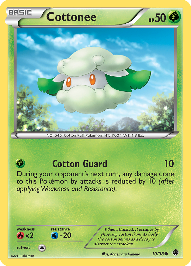 Cottonee (10) (10/98) [Emerging Powers]