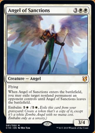 Angel of Sanctions [Commander 2019]