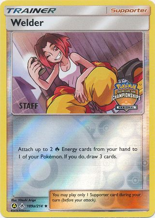 Welder - 189a/214 (Regional Championships) [Staff] (189a/214) [League & Championship Cards]