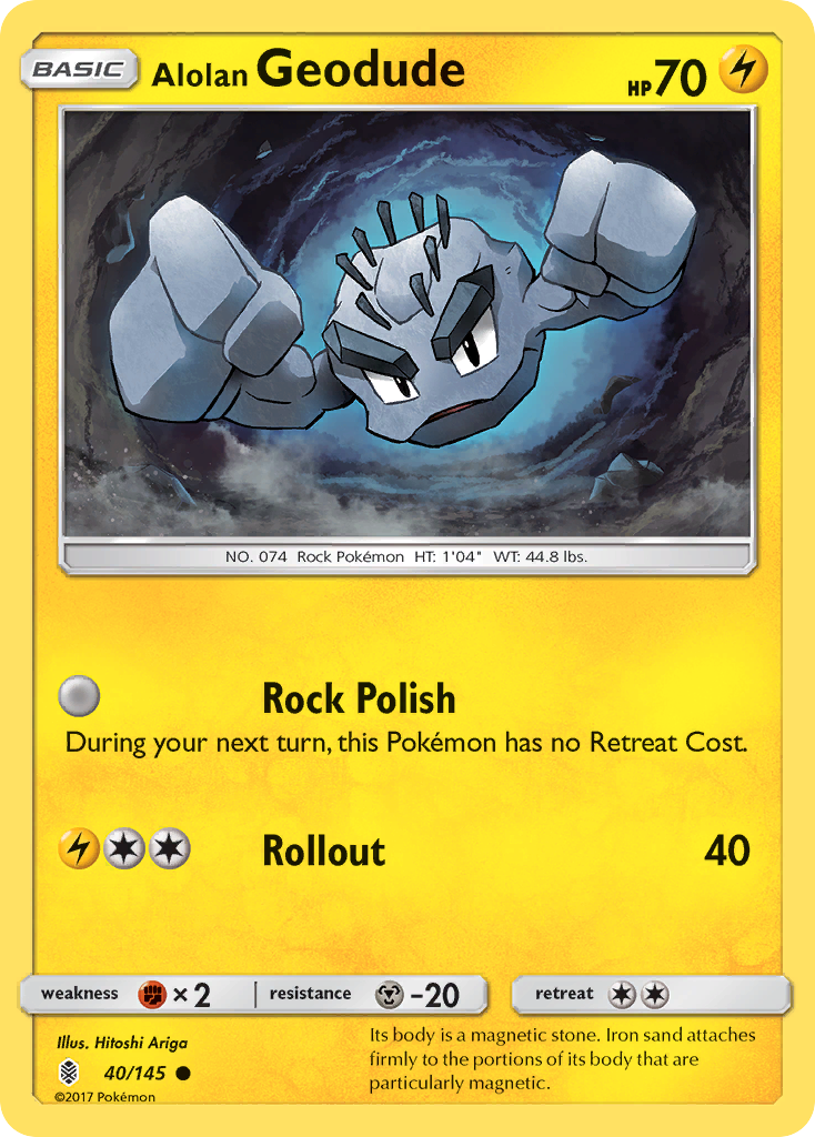 Alolan Geodude (40/145) [SM - Guardians Rising]
