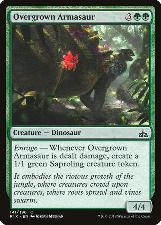 Overgrown Armasaur [Rivals of Ixalan]