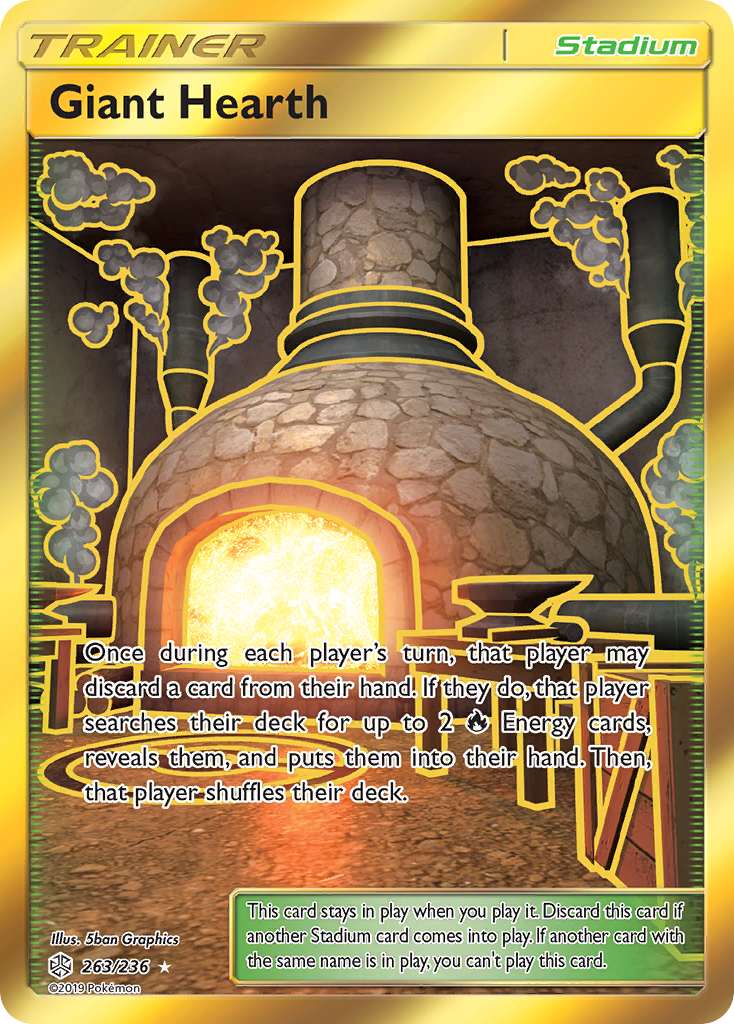 Giant Hearth (Secret) (263/236) [SM - Cosmic Eclipse]