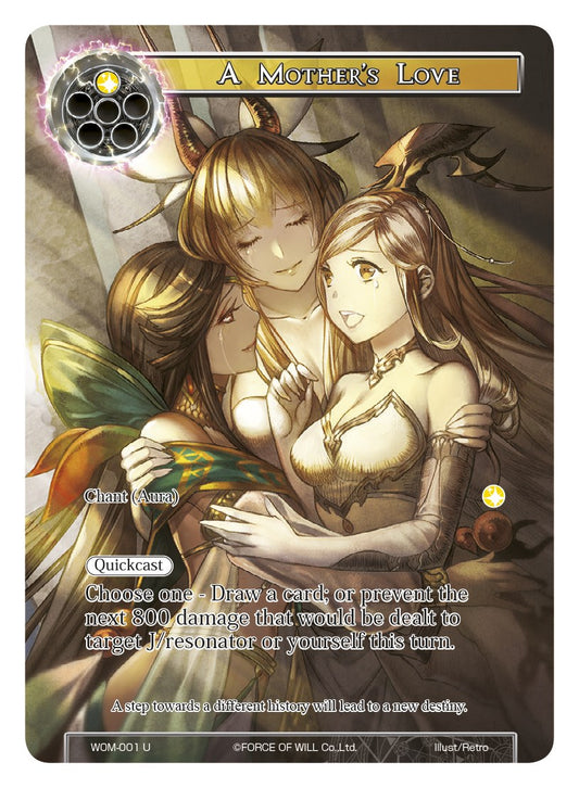 A Mother's Love (Full Art) (WOM-001) [Winds of the Ominous Moon]