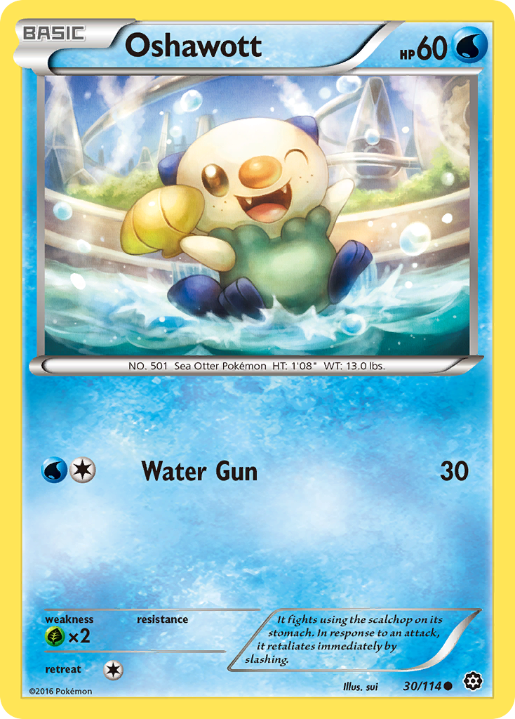 Oshawott (30/114) [XY - Steam Siege]