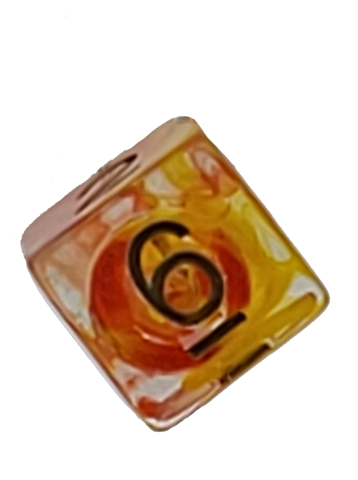 Sirius Dice: Fireball 8 D6 Dice Set