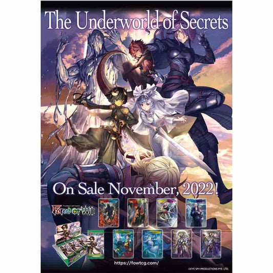 Force Of Will CCG: Hero Cluster 02: The Underworld Of Secrets Packs