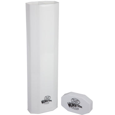 Monster Tube Dual  Opaque White With White Cap