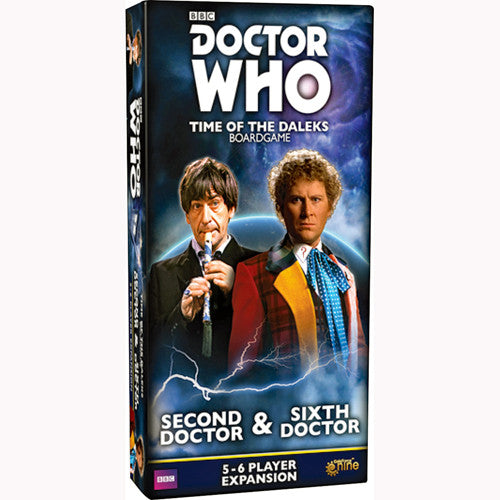 Doctor Who: Time of the Daleks Board Game - Second Doctor and Sixth Doctor 5-6 Player Expansion