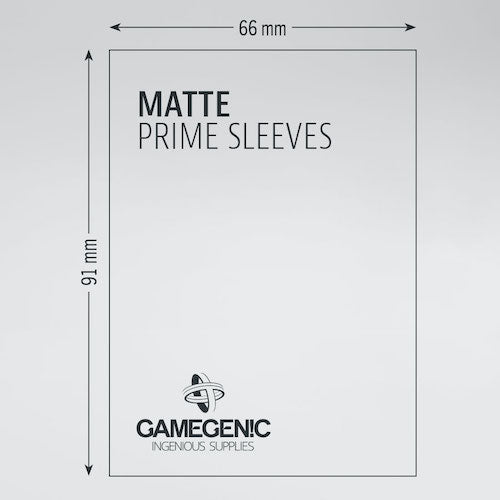 Matte Prime Card Sleeves: Red
