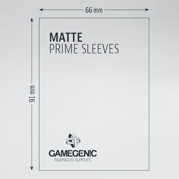 GAMEGENIC: Matte Prime Card Sleeves: Blue