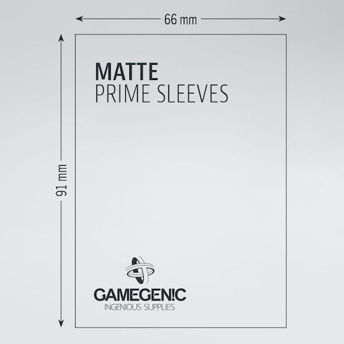 MATTE Prime Sleeves: White