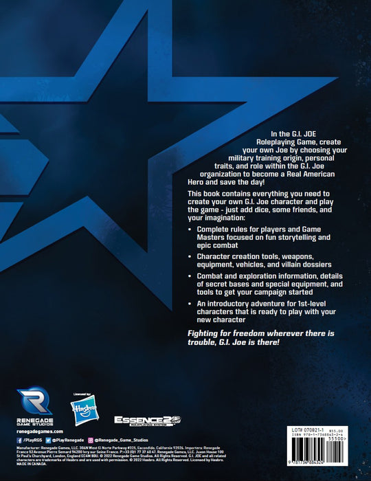 G.I. JOE Roleplaying Game Core Rulebook