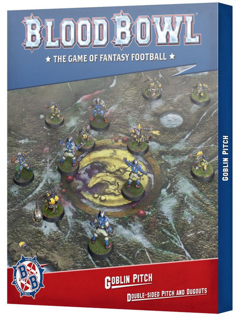 Blood Bowl - Goblin Pitch – Double-sided Pitch and Dugouts Set