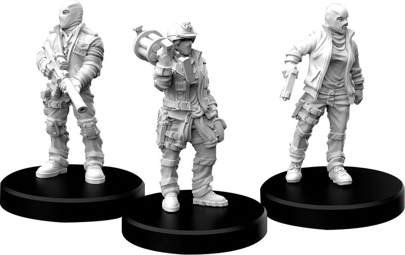 Cyberpunk Red RPG: Combat Zoners A Miniatures
