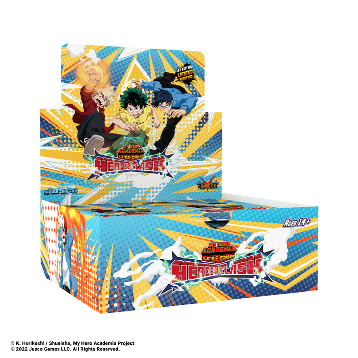 My Hero Academia CCG: Heroes Clash Booster Display