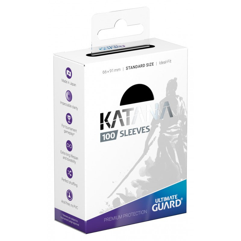 Ultimate Guard KATANA Sleeves Black (Pack of 100 Sleeves)