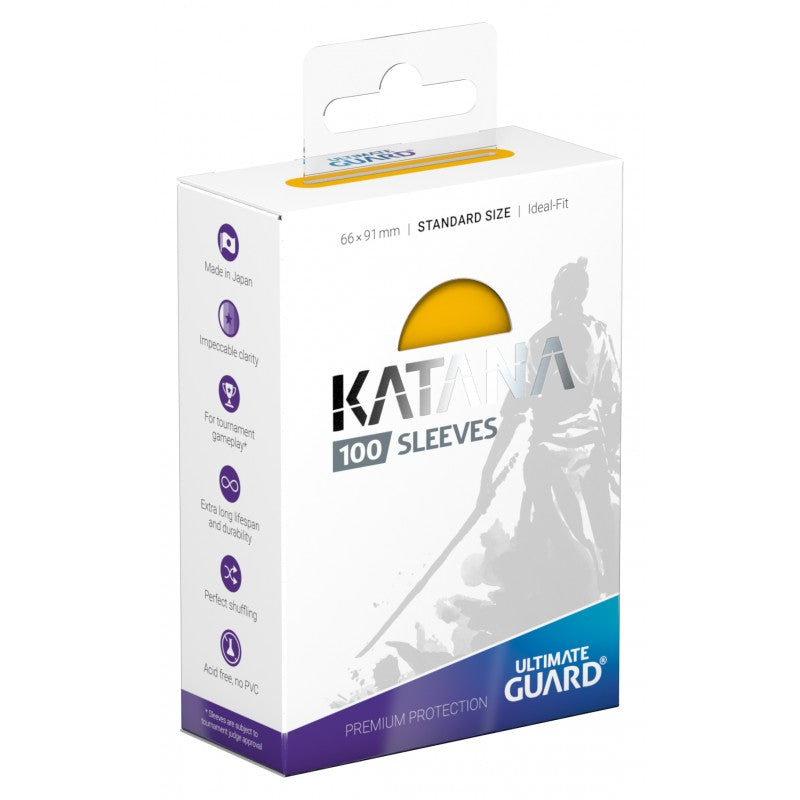 Ultimate Guard KATANA Sleeves Yellow (Pack of 100 Sleeves)