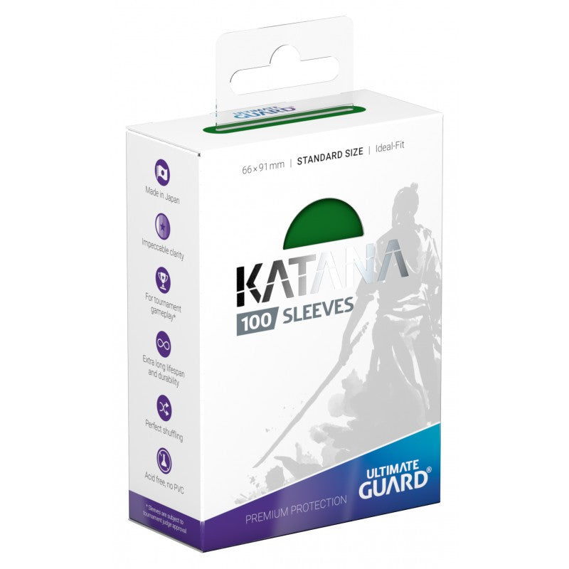 Ultimate Guard KATANA Sleeves Green (Pack of 100 Sleeves)