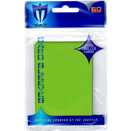 Small Gloss Sleeves - 60ct Yugioh Size - Lime Green
