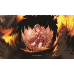 Premium Image Playmat 24X14 - Fire Angel