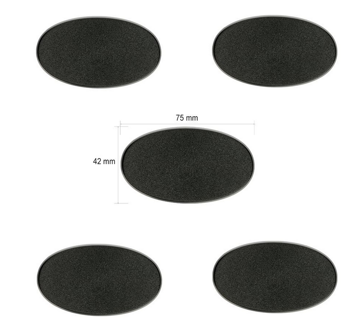 Citadel 75x42mm Oval Bases