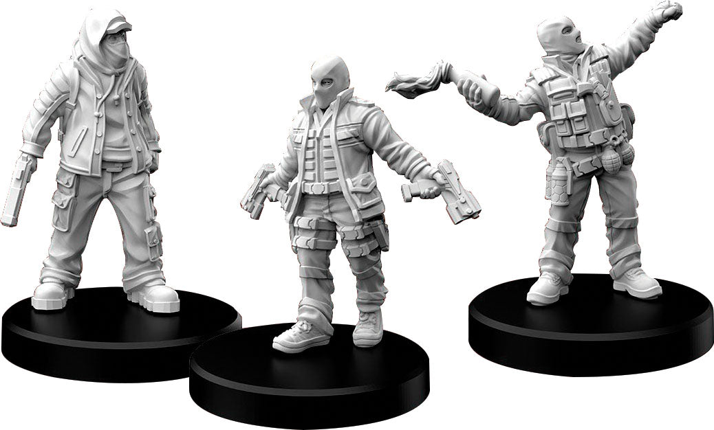 Cyberpunk Red RPG: Combat Zoners B Miniatures