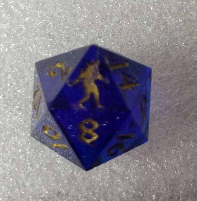 Yeti's Place Dungeon RPG Sharp Dice Set - Purple