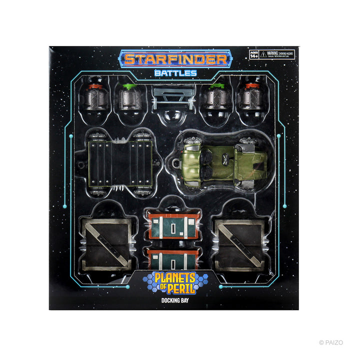 Starfinder Battles Mini Planets of Peril Docking Bay Premium Set