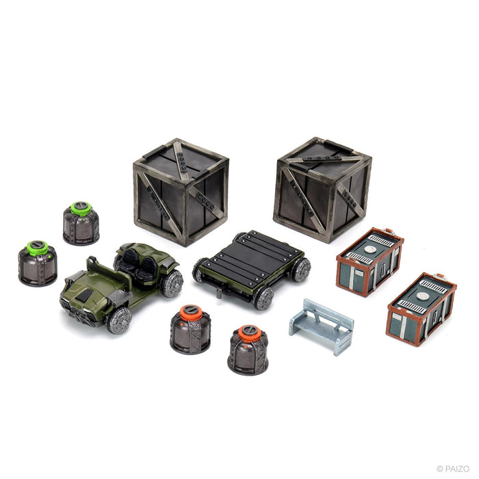 Starfinder Battles Mini Planets of Peril Docking Bay Premium Set