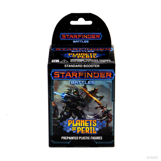 Starfinder Battles Miniatures: Planets Of Peril 8-Count Blind Booster Box