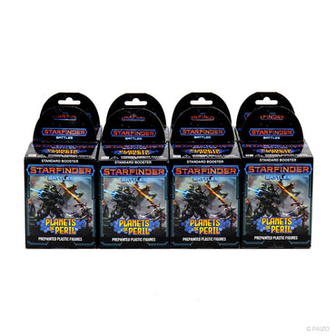 Starfinder Battles Miniatures: Planets Of Peril 8-Count Booster Brick