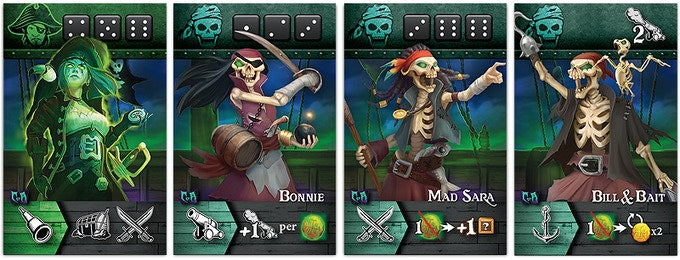 Tiny Epic Pirates Curse of Amdiak Expansion