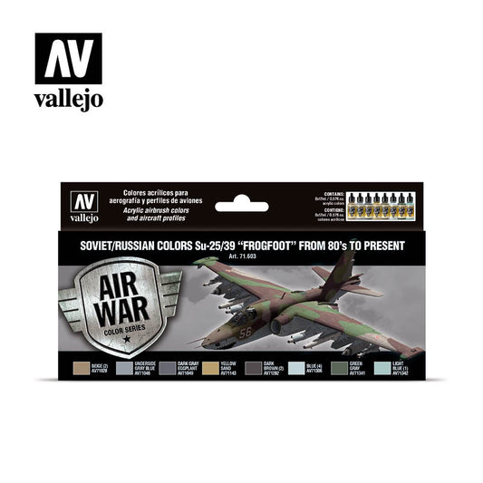 Vallejo: Air War Colors: Soviet/Russian Colors Su-25/39 Frogfoot from 80`s to Present