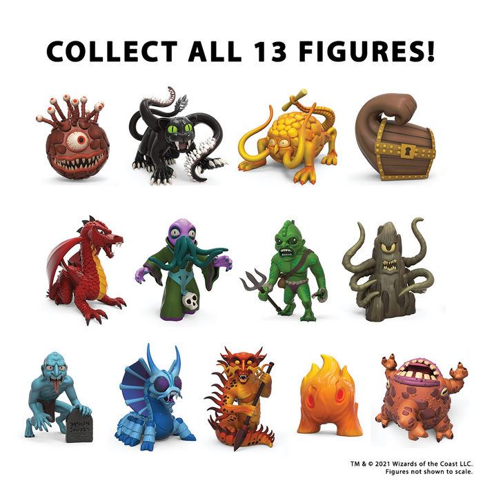 Dungeons & Dragons: 3 inch Vinyl Mini - Monster Series 1: D&D 1e Display Box