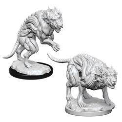 PATHFINDER: DEEP CUTS UNPAINTED MINIATURES W1 HELL HOUNDS