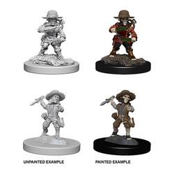 Pathfinder: Deep Cuts Unpainted Miniadtures: W6 Male Halfling Rogue