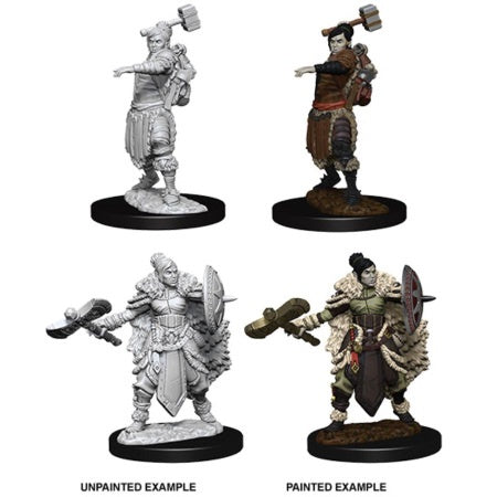 Dungeons & Dragons Nolzur`s Marvelous Unpainted Miniatures: W9 Female Half-Orc Barbarian