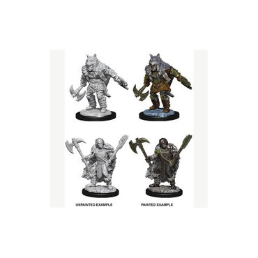 Dungeons & Dragons Nolzur`s Marvelous Unpainted Miniatures: W9 Male Half-Orc Barbarian