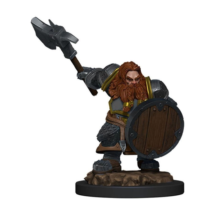 DUNGEONS AND DRAGONS: ICONS OF THE REALM PREMIUM FIGURE (WAVE 5): MALE DWARF FIGHTER