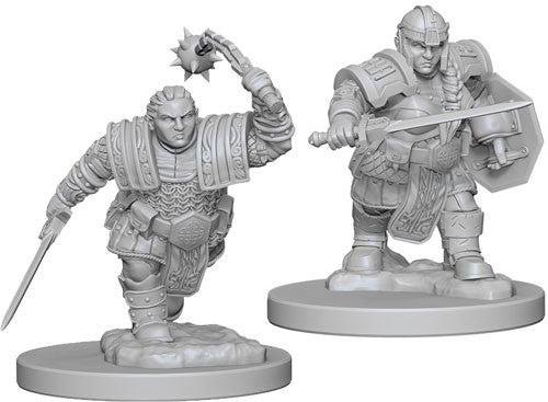 D&D: NOLZUR'S MARVELOUS UNPAINTED MINIATURES -W2 DWARF FEMALE FIGHTER