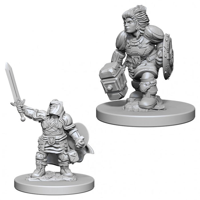 D&D Nolzur's Marvelous Unpainted Miniatures: W3 Dwarf Female Paladin