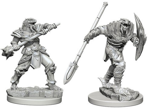 D&D Nolzur's Marvelous Miniatures: W5- MALE DRAGONBORN FIGHTER WITH SPEAR