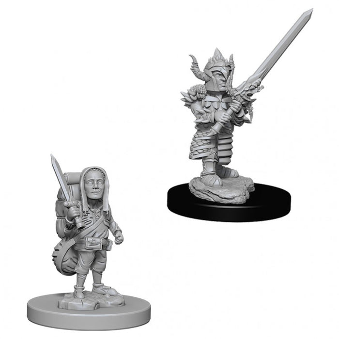 D&D Nolzur's Marvelous Unpainted Miniatures: W6 Male Halfling Fighter