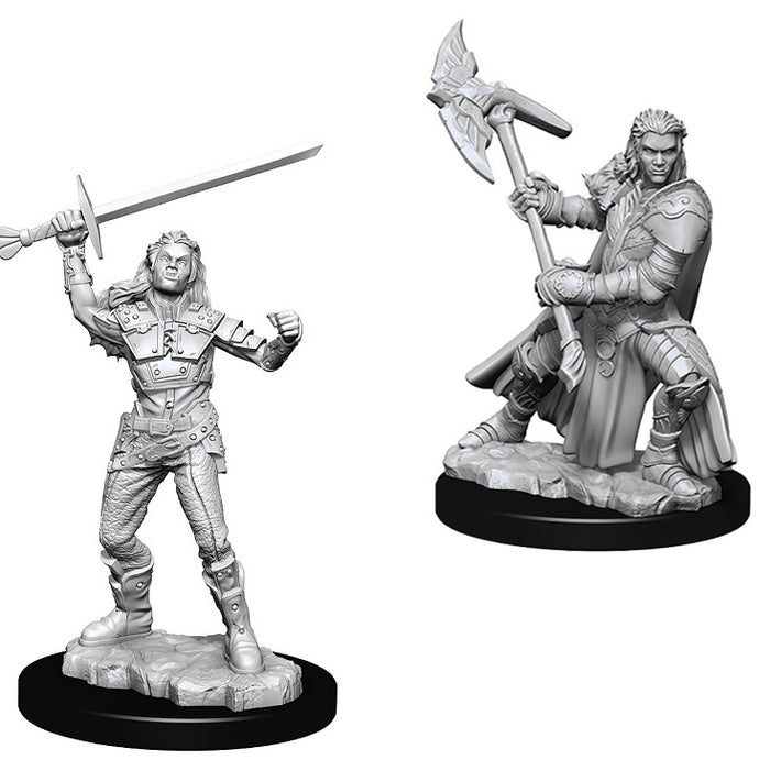 D&D Nolzur's Marvelous Unpainted Miniatures: W7 Half-Orc Female Fighter