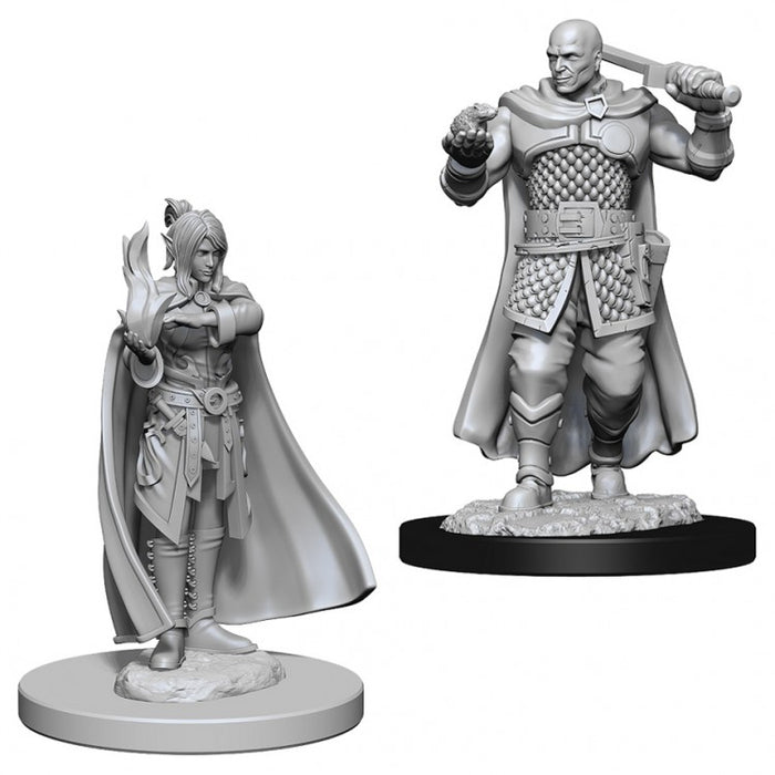 D&D Nolzur's Marvelous Unpainted Miniatures: W8 Human Ranger & Moon Elf Sorcerer