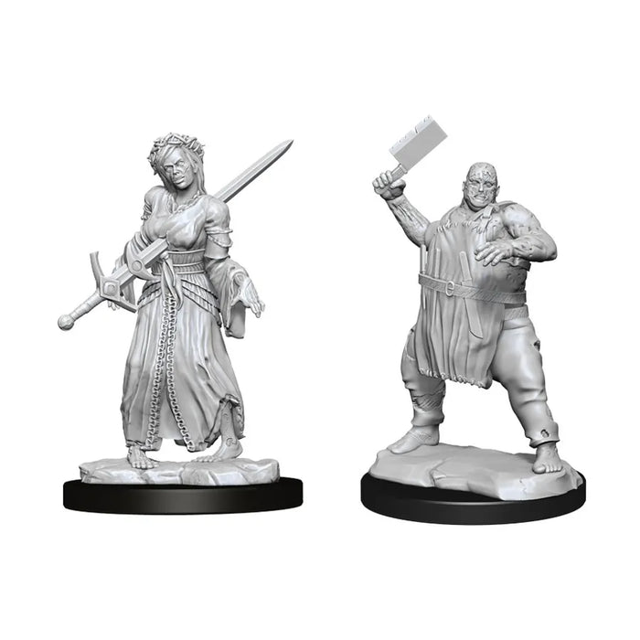 Magic the Gathering Unpainted Miniatures: W3 Ghouls